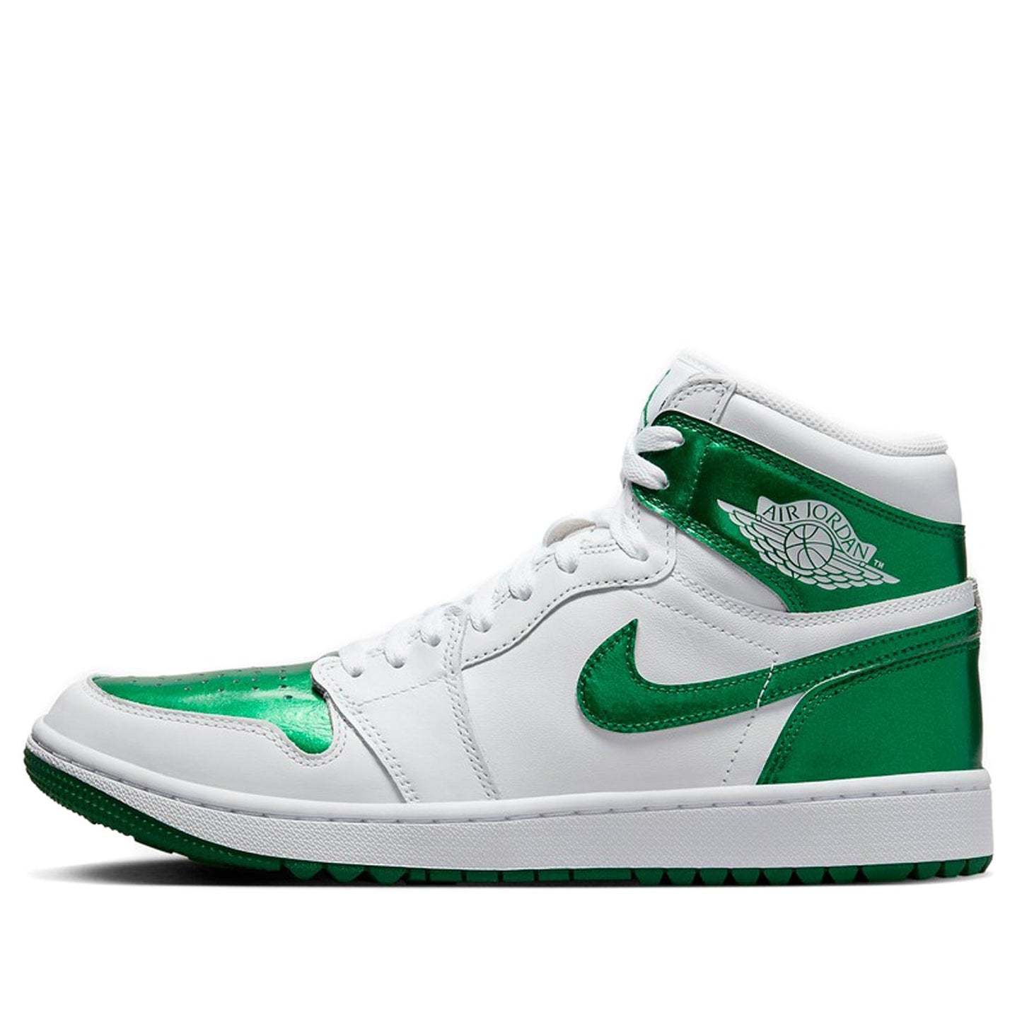 Air Jordan 1 Retro High Golf 'Metallic Green'  DQ0660-130 Signature Shoe