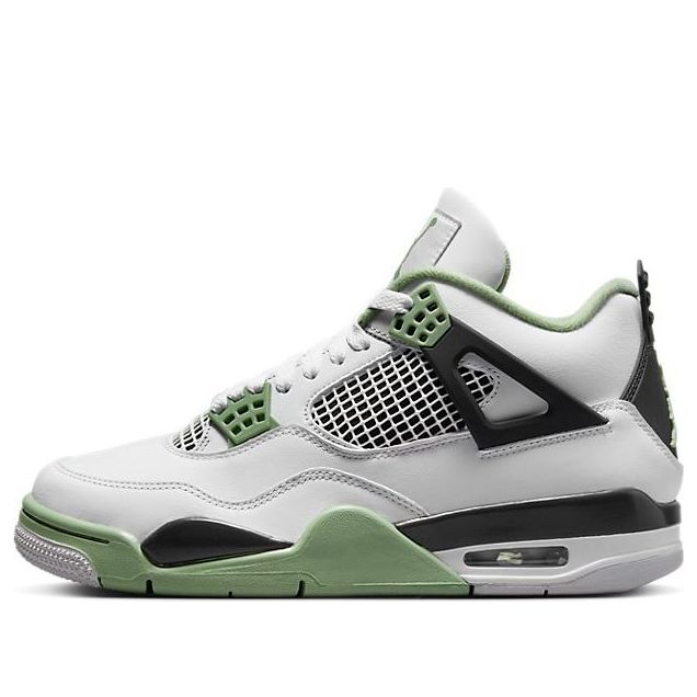 (WMNS) Air Jordan 4 Retro 'Seafoam'  AQ9129-103 Signature Shoe