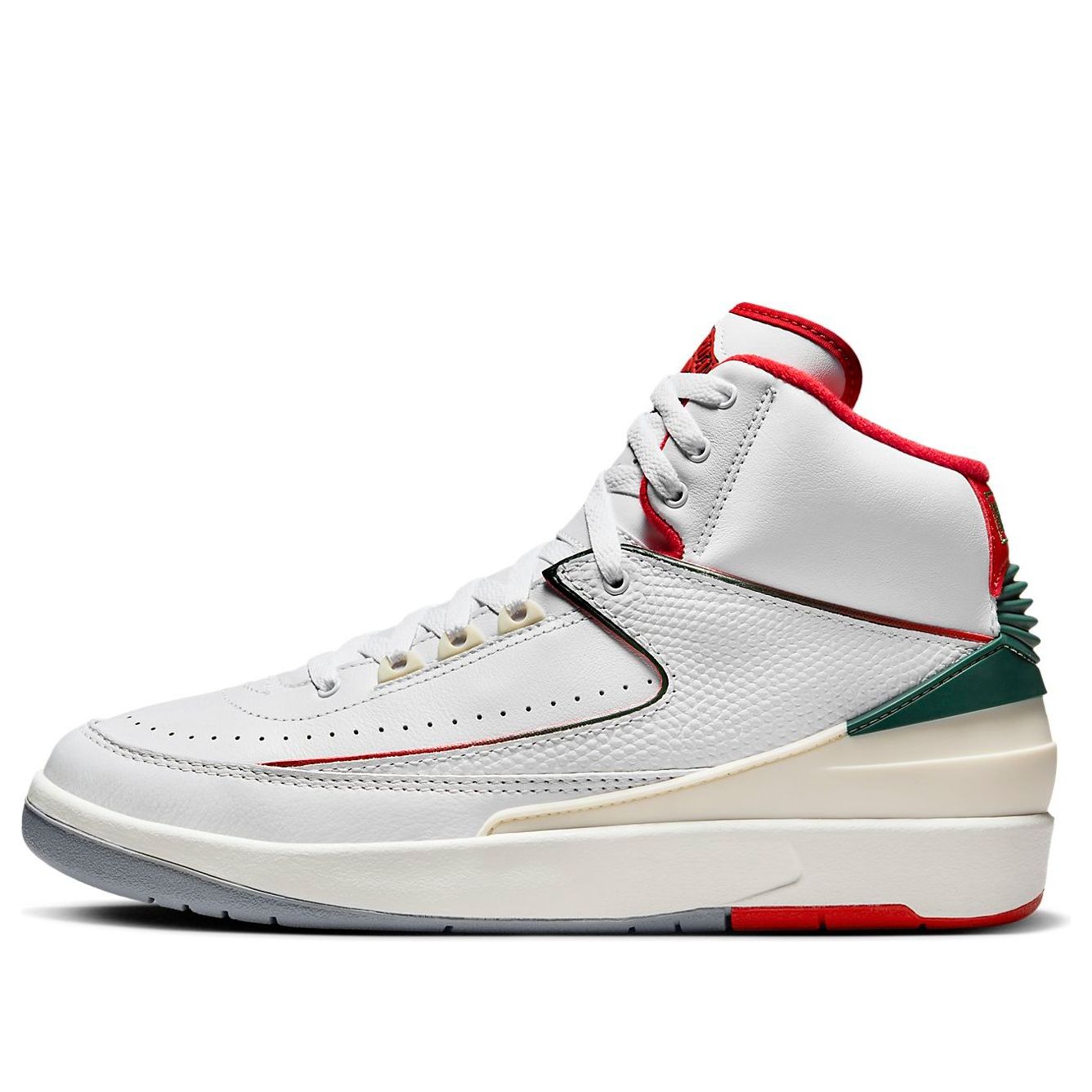 Air Jordan 2 'White Fire Red'  DR8884-101 Signature Shoe