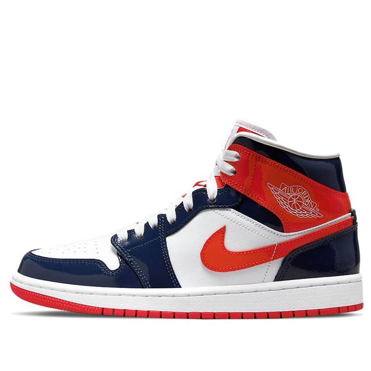 (WMNS) Air Jordan 1 Mid 'Champ Colors'  DJ5984-400 Classic Sneakers