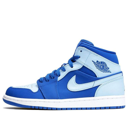 Air Jordan 1 Retro Mid 'Ice Blue'  554724-400 Iconic Trainers