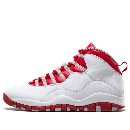 Air Jordan 10 Retro 'Red Steel' 2005  310805-161 Signature Shoe