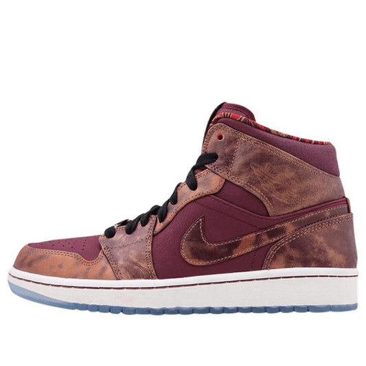 Air Jordan 1 Mid 'BHM'  647561-605 Epoch-Defining Shoes