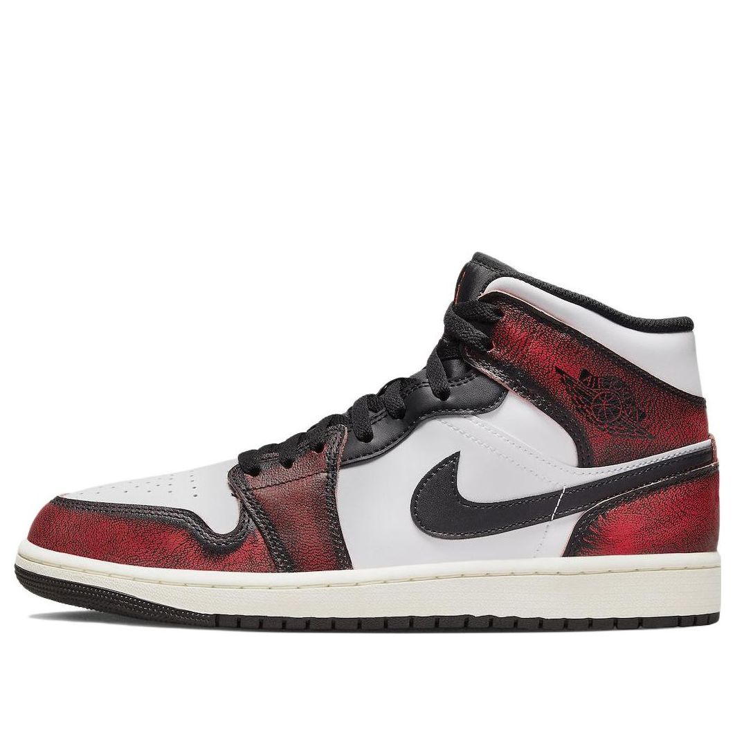 Air Jordan 1 Mid 'Wear-Away Chicago'  DV9565-006 Vintage Sportswear