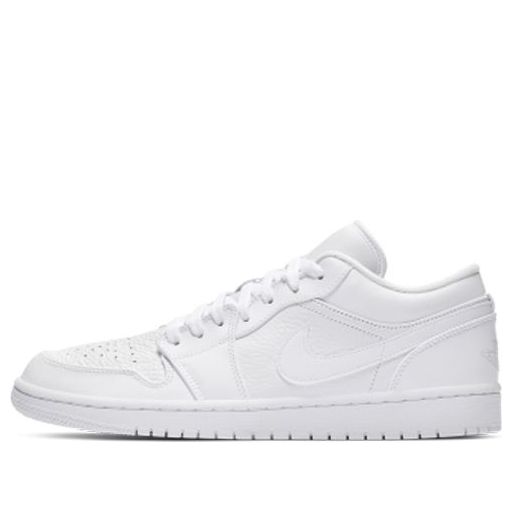 Air Jordan 1 Retro Low 'Triple White'  553558-111 Classic Sneakers