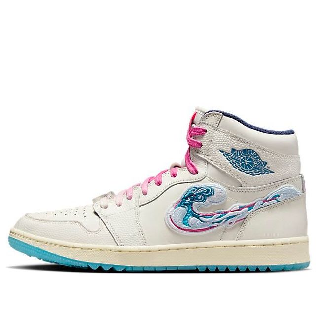 Air Jordan 1 High Golf 'Michelle Wie - Pebble Beach'  FV3565-100 Classic Sneakers