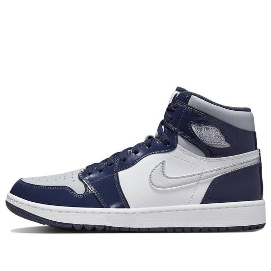 Air Jordan 1 High Golf 'Midnight Navy'  DQ0660-100 Signature Shoe