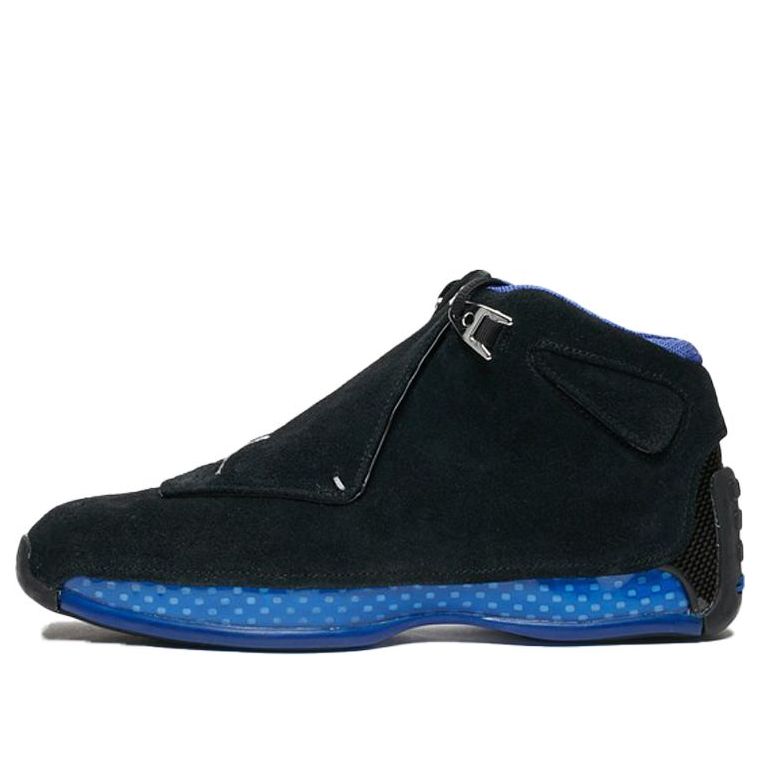 Air Jordan 18 Retro 'Black Sport Royal' 2018  AA2494-007 Cultural Kicks