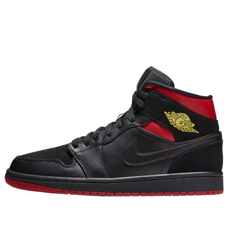 Air Jordan 1 Retro Mid 'Last Shot'  554724-076 Signature Shoe